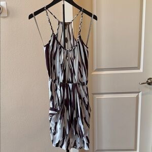 Charlie Jade Braided Strap Animal Print Dress